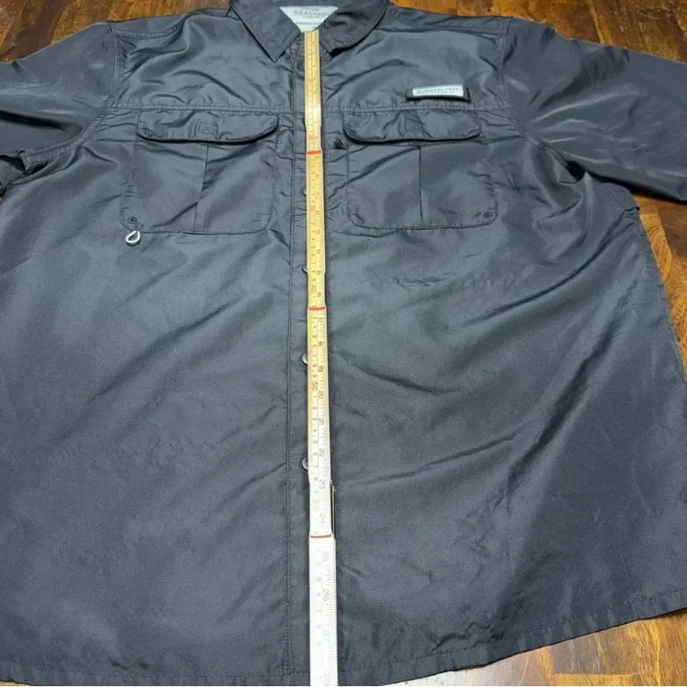 Real Tree Button-Up Shirt Fishing Mens L - Picture 2 of 9